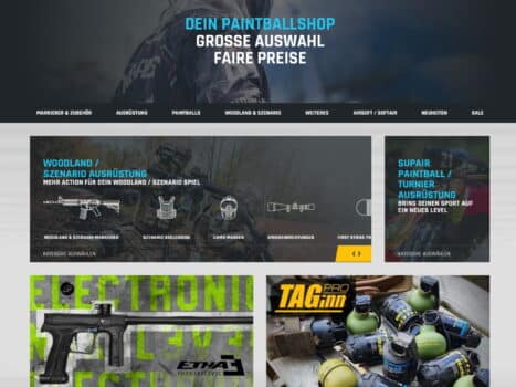 Paintball Sports Paintball Onlineshop
