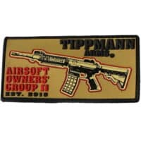 Paintball_Airsoft_PVC_Klettpatch_Tippmann_Tactical_AOG_tan