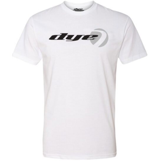 T-Shirt Dye Logo Lock White1