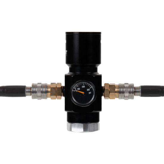PowAir_V1_DUAL_Airsoft_HPA_Regulator_mit_Schlauchsystem_0_230_PSI_mit_2_Schlaeuchen_conn